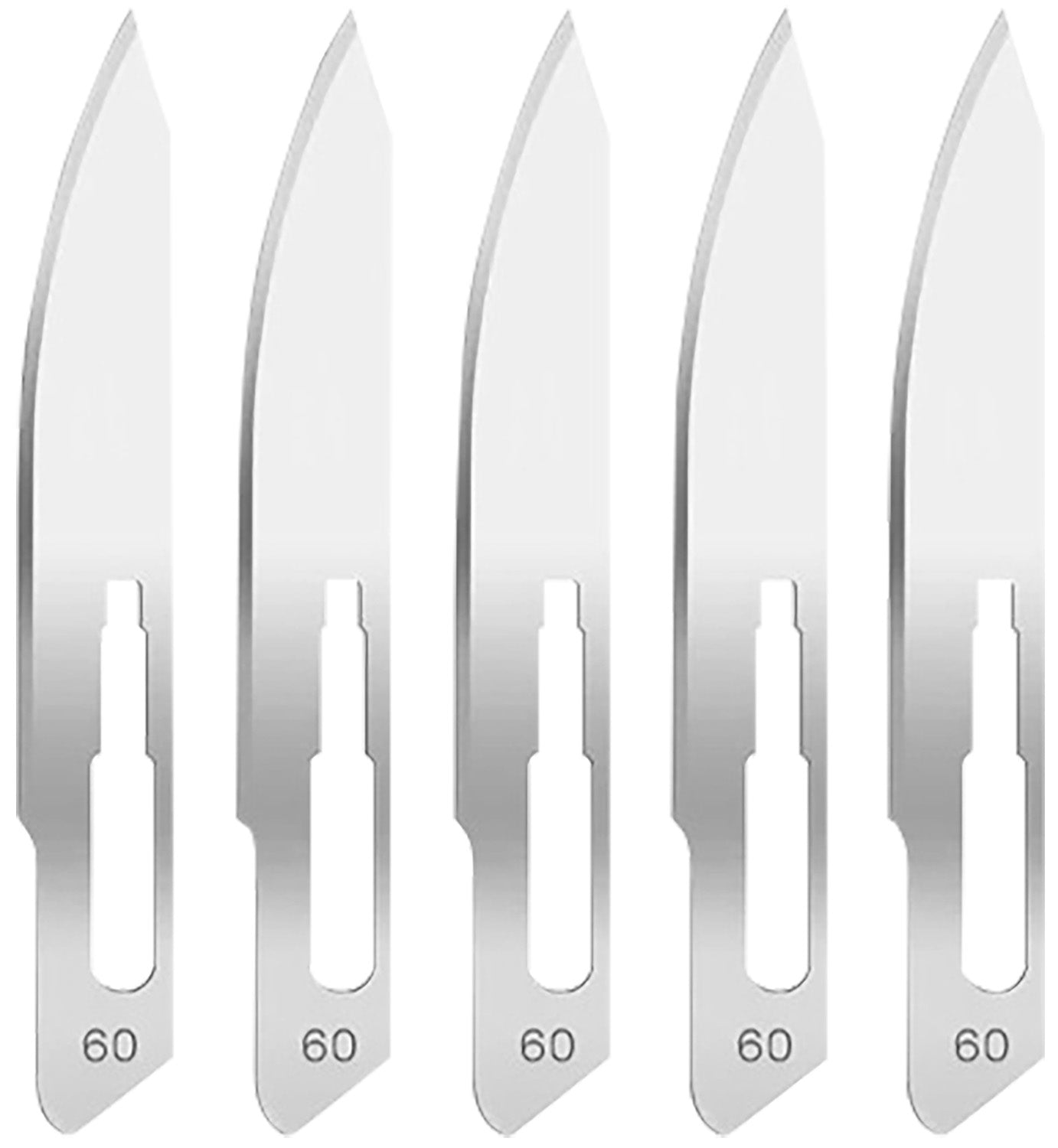 Hogue Expel 35886 High Carbon Steel #60 Scalpel Replacement Blades 5-Pack