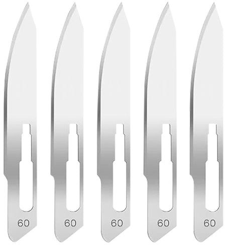 Hogue Expel 35886 High Carbon Steel #60 Scalpel Replacement Blades 5-Pack