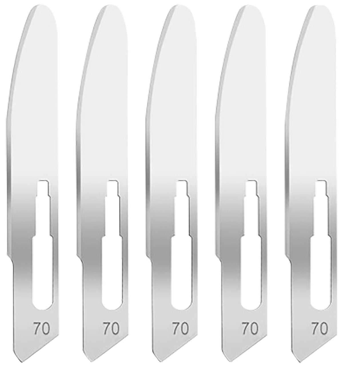 Hogue Expel 35887 High Carbon Steel #70 Scalpel Replacement Blades 5-Pack