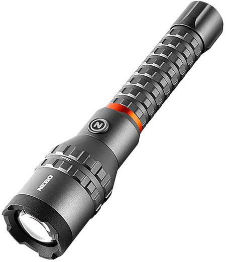 NEBO Davinci 7000L Gray LED Flashlight with 4x Zoom