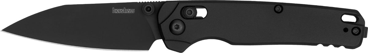 Kershaw Bel Air 3" Reverse Tanto EDC Folder CPM MagnaCut Steel Blade, Black Anodized Aluminum Handle