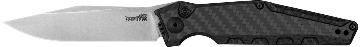 Kershaw Launch 7 3.75" Automatic Clip Point Knife CPM MagnaCut Steel Blade, Carbon Fiber Front Aluminum Handle