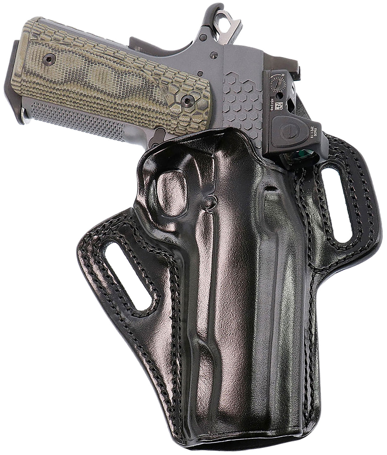 Galco CO2212RB Concealable 2.0 Belt Holster Black Fits 1911 Right Hand