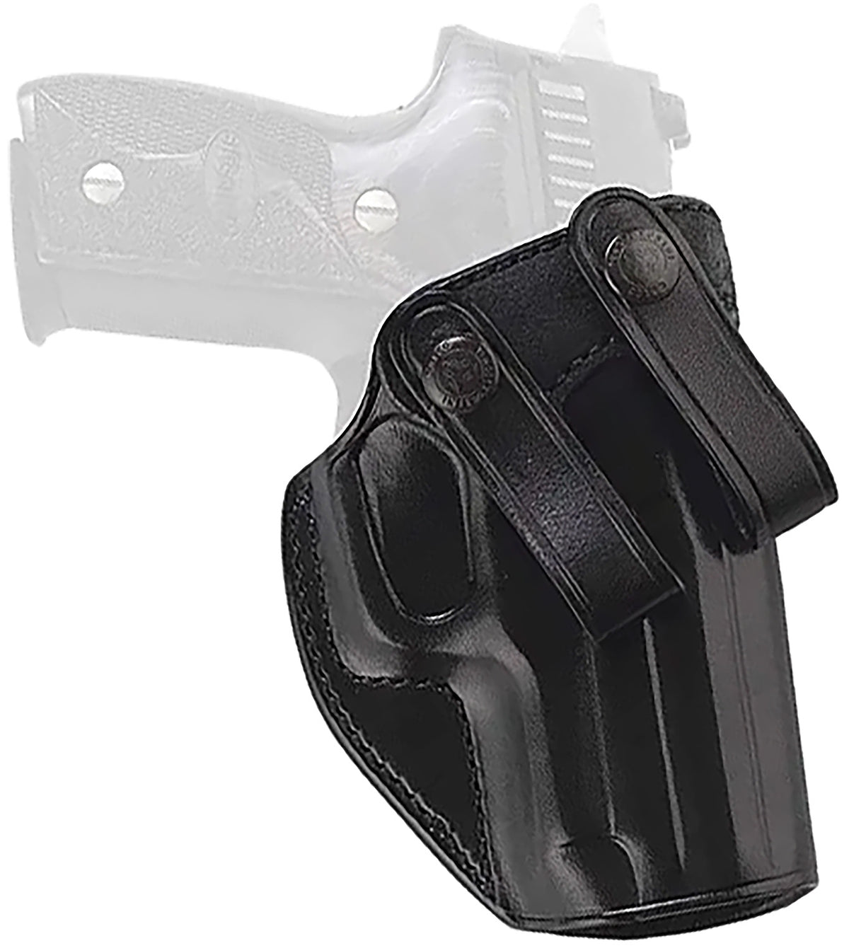 Galco SUM892RB Summer Comfort IWB Snap-On Black Leather Holster Springfield Hellcat Right Hand