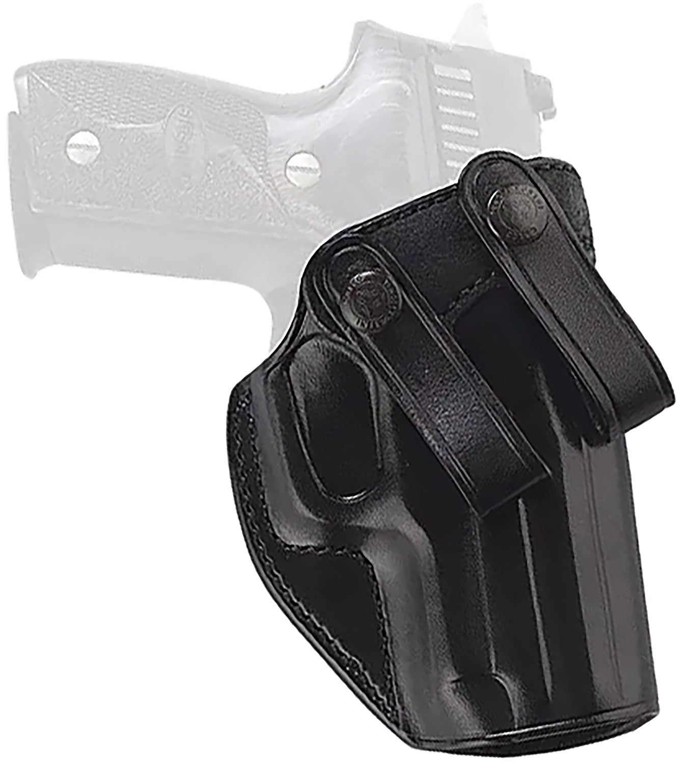 Galco SUM892RB Summer Comfort IWB Snap-On Black Leather Holster Springfield Hellcat Right Hand