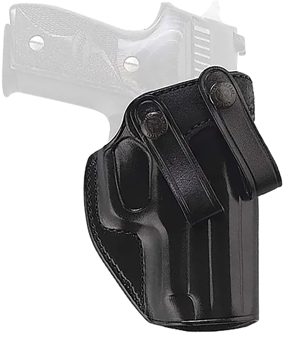 Galco Summer Comfort Snap-On IWB Black Leather Holster for Sig Sauer P365 X-Macro Right Hand