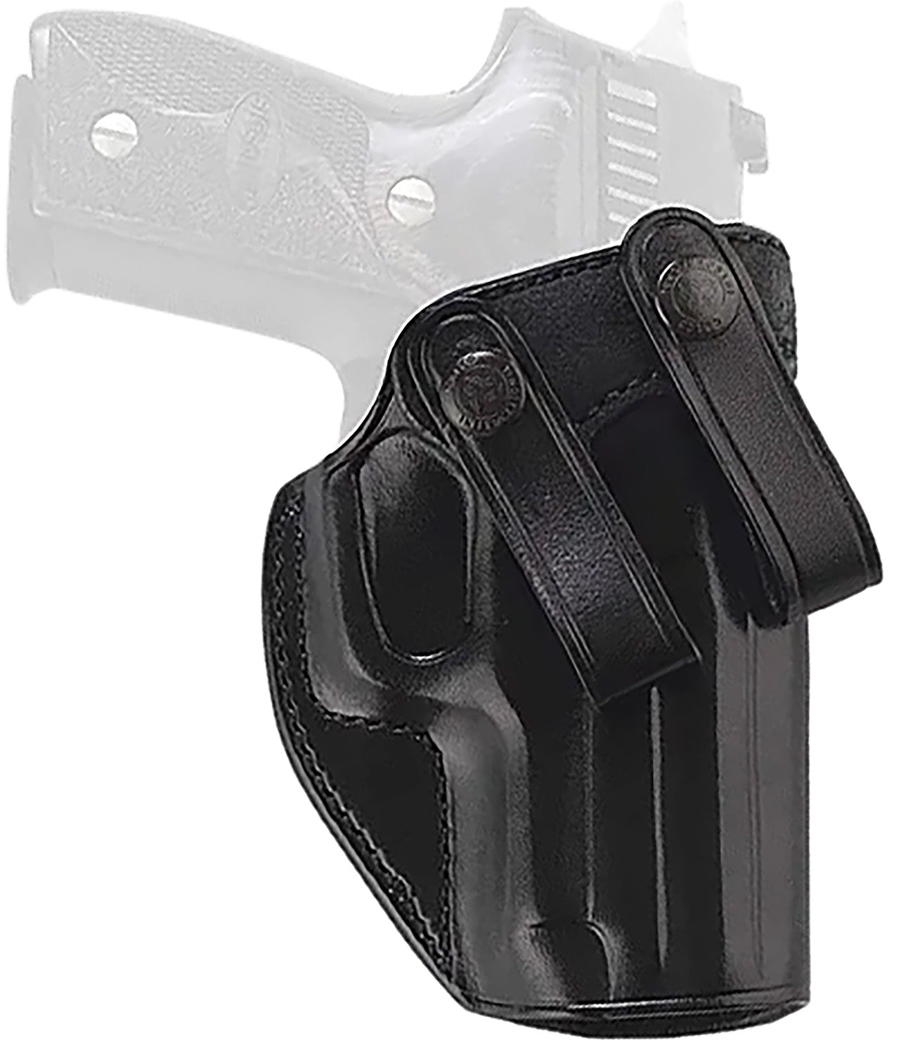 Galco Summer Comfort Snap-On IWB Black Leather Holster for Sig Sauer P365 X-Macro Right Hand