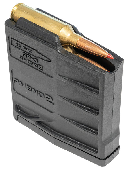 Amend2 3-Round 300 WSM/6.5 PRC MOD-3 Short Action AICS Magazine Black Polymer
