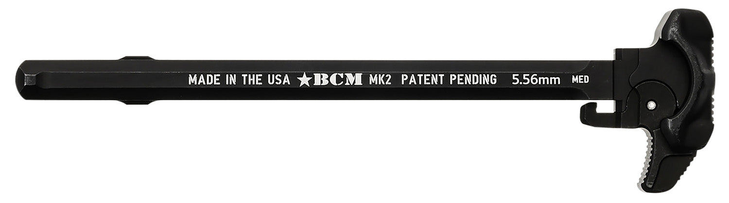 BCM GFHMK2MED AR-15 MK2 Asymmetric Charging Handle Medium Black 7075 T6