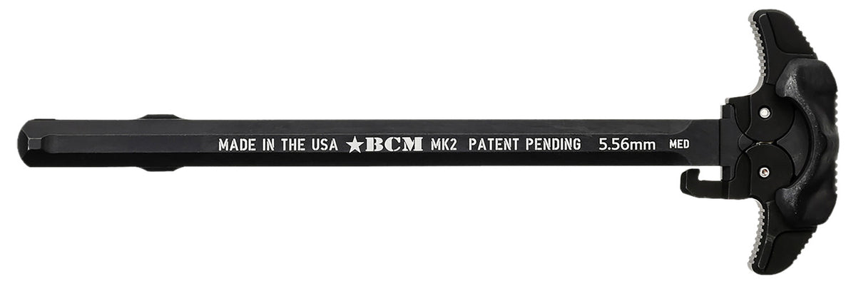 BCM GFHMK2MEDAMBI AR-15 MK2 Ambi Charging Handle Medium Black 7075 T6