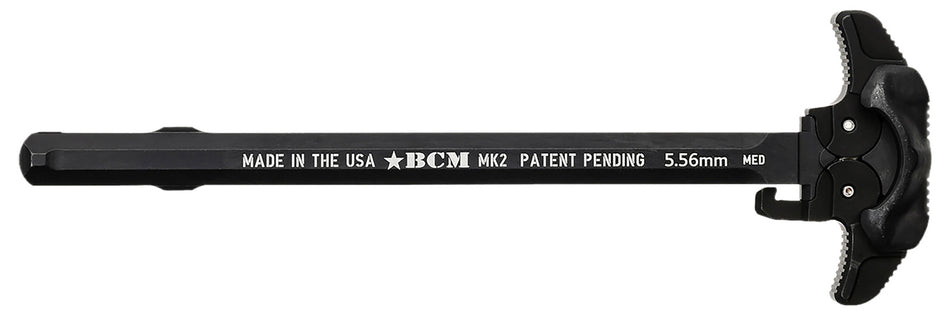 BCM GFHMK2MEDAMBI AR-15 MK2 Ambi Charging Handle Medium Black 7075 T6