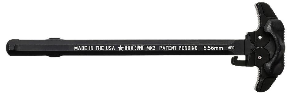 BCM GFHMK2LRGAMBI AR-15 MK2 Ambi Charging Handle Large Black 7075 T6