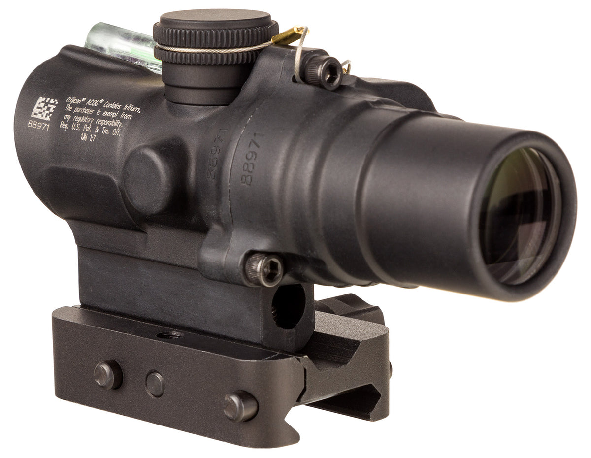 Trijicon 400329 ACOG TA44 Riflescope 1.5x16mm Matte Black Anodized Illuminated Green Circle w/Dot Reticle
