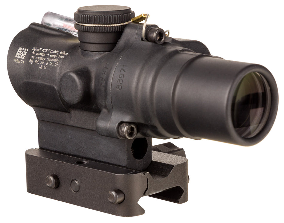 Trijicon 400330 ACOG TA44 Riflescope 1.5x16mm Matte Black Anodized Illuminated Red Circle w/Dot Reticle
