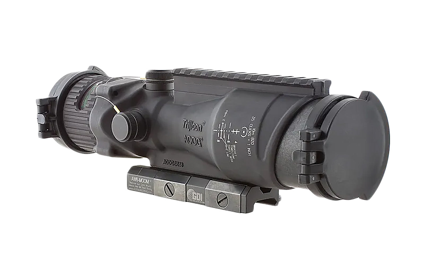 Trijicon 100016 ACOG TA648 Riflescope 3.5x35mm Illuminated Green Horseshoe Reticle w/Q-LOC Mount