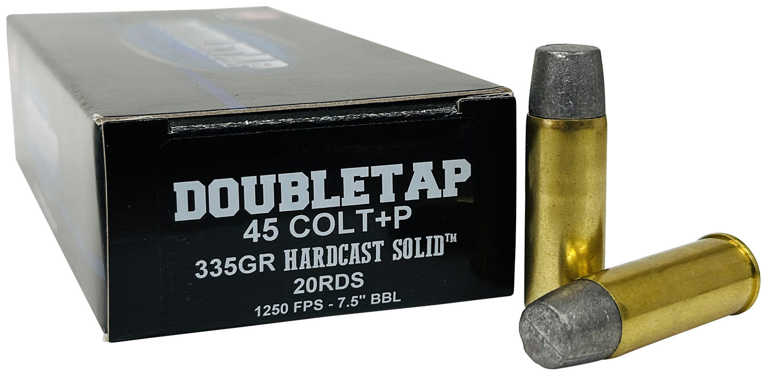 DoubleTap .454 Casull Hunter Self Defense 335 grain Hard Cast Solid ammunition