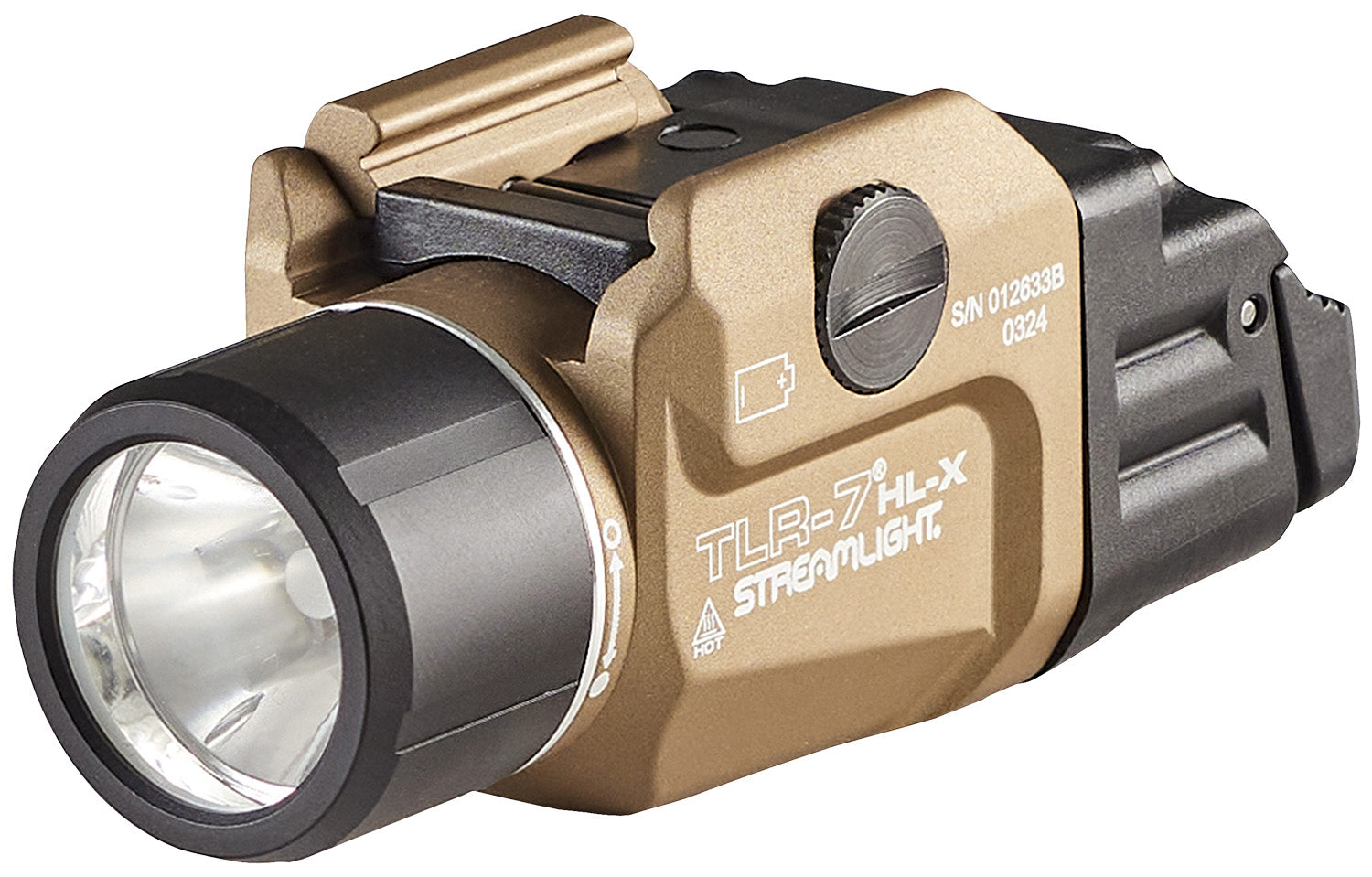 Streamlight 69459 TLR-7 HL-X USB Flat Dark Earth 500/1000 Lumen Tactical Gun Light
