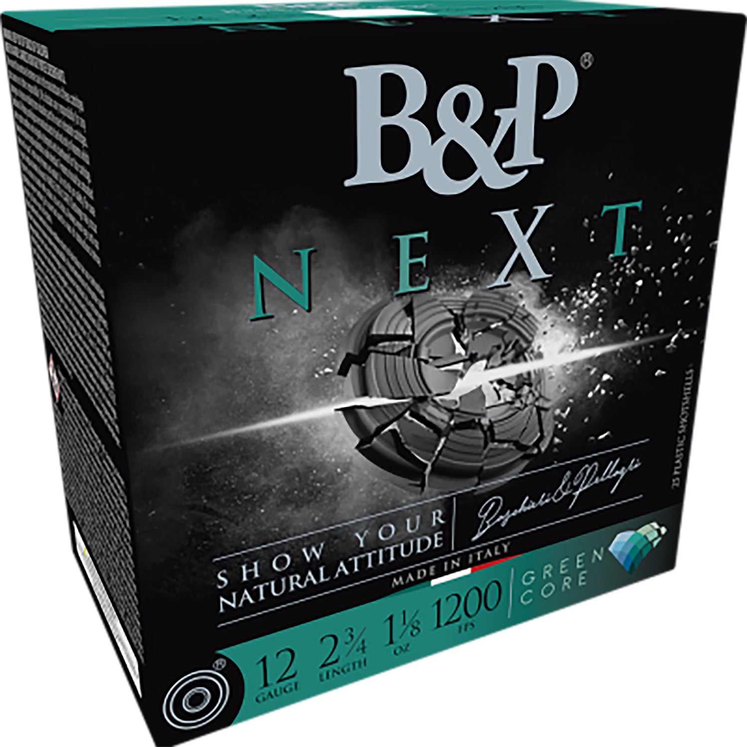 B&p Ammunition 12B1NX9 Next 12Gauge 2.75" 1oz 9Shot 25 Per Box/10 Case