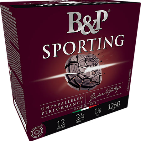 Baschieri and Pellagri 12 Gauge Shotgun Ammo Competition Sporting Clay 2.75 in 1 oz #8.5