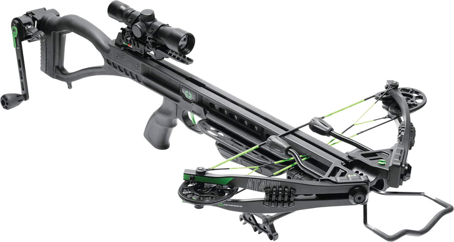 CenterPoint C0018 AT400 400FPS 7.5 lb 33 In Composite Crossbow Black