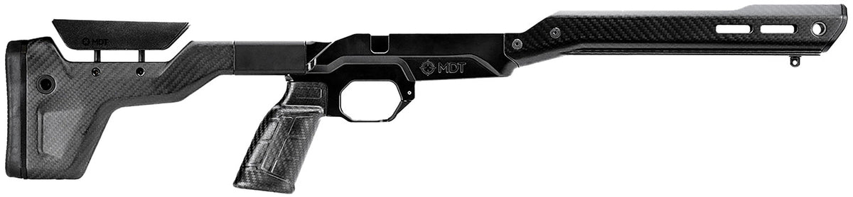 MDT Sporting Goods 107837BCF HNT26 Black Carbon Fiber Chassis Howa 1500 SA AICS Mags Standard