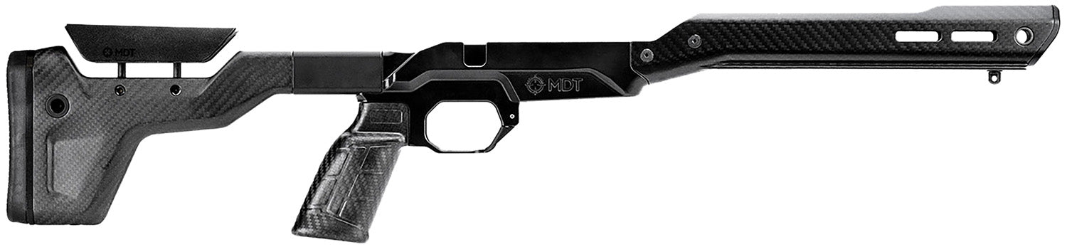 MDT Sporting Goods 107837BCF HNT26 Black Carbon Fiber Chassis Howa 1500 SA AICS Mags Standard