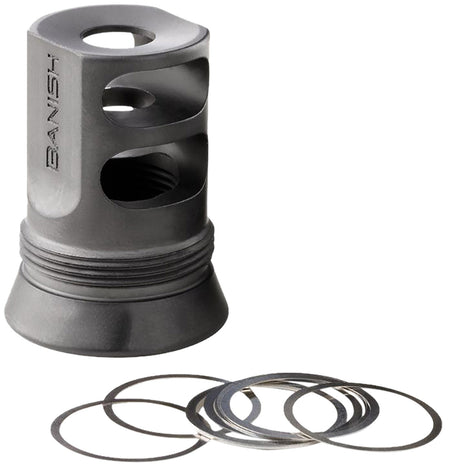 Banish 30 Gold Replacement Muzzle Brake 5/8x24 with Shim Kit