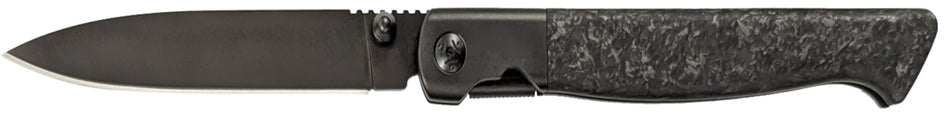 Cold Steel Spectre 3.80" Drop Point Folding Knife Black Matte PVD CPM 20V Steel, Carbon Fiber Handle