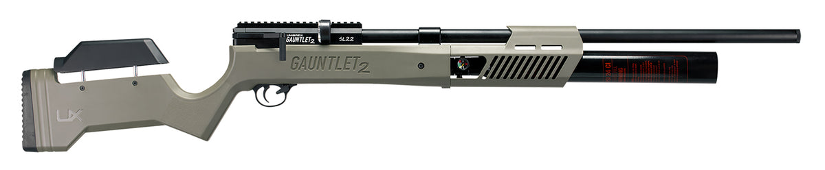 Umarex Gauntlet 2 .22 PCP Side Lever Air Rifle Matte Black 10rd Rotary Mag 1,130 FPS