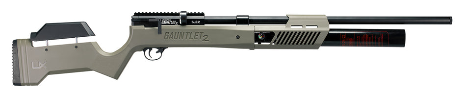 Umarex Gauntlet 2 .22 PCP Side Lever Air Rifle Matte Black 10rd Rotary Mag 1,130 FPS