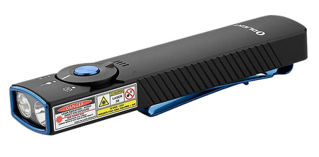 Olight Arkfeld Pro Black 1,300 Lumens White LED with Green Laser and UV EDC Flashlight
