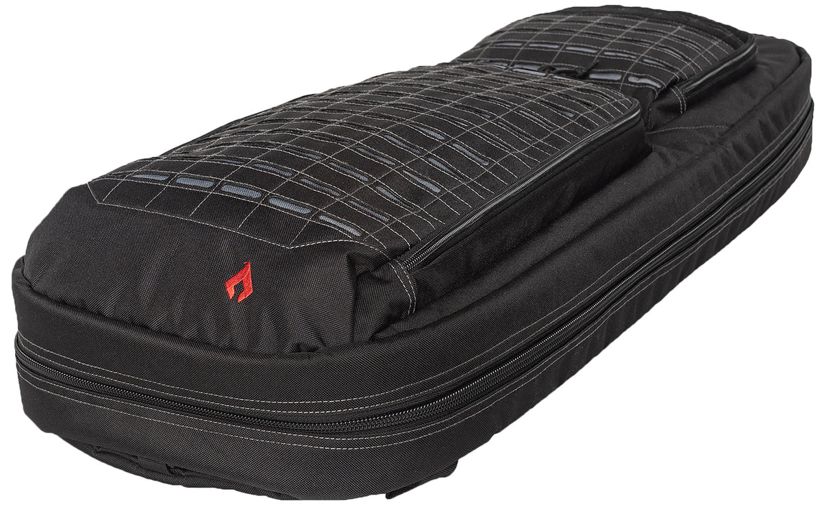 Advance Warrior Solutions FRURBPBLGR Double Rifle Backpack Case, Expands 36" to 56", Black and Gray