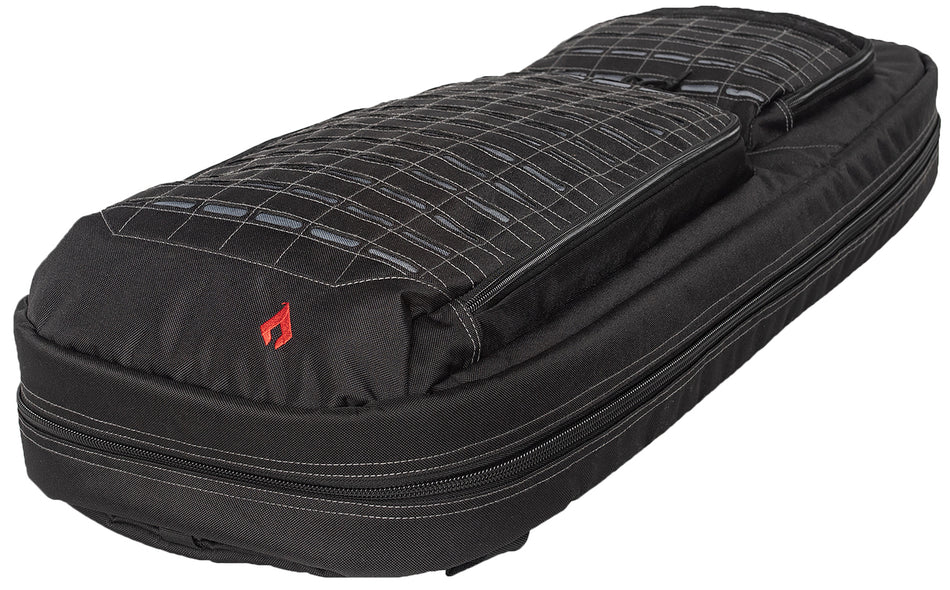 Advance Warrior Solutions FRURBPBLGR Double Rifle Backpack Case, Expands 36" to 56", Black and Gray