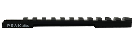 Weatherby J010005 PEAK 44 JRail Matte Black Aluminum Scope Rail for Vanguard Long Action 20 MOA Cant