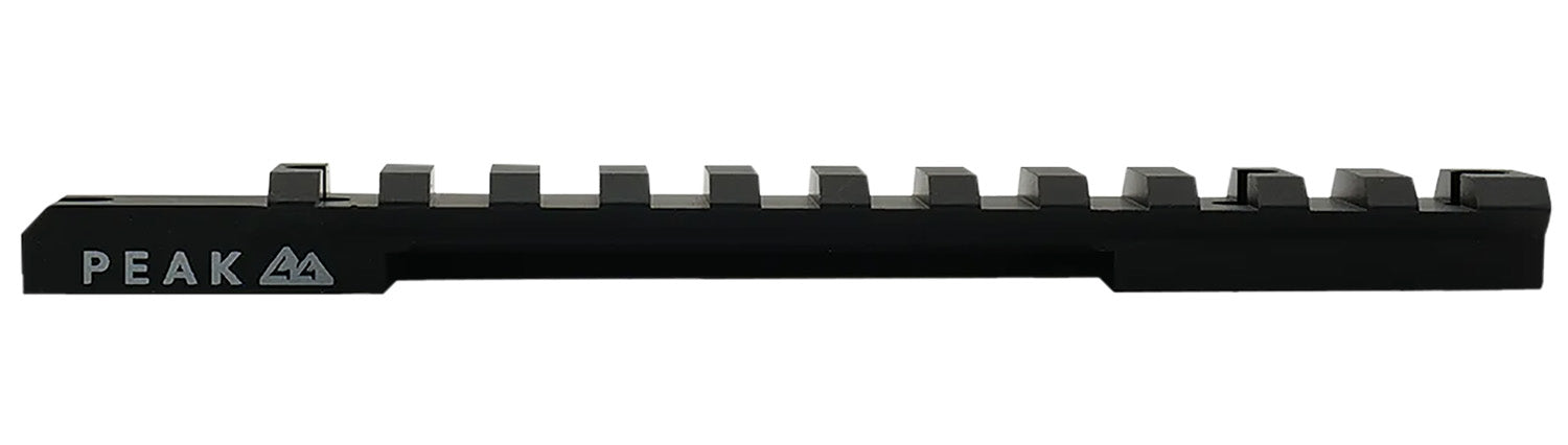 Weatherby J010006 PEAK 44 JRail Matte Black Aluminum Scope Rail for Vanguard Short Action 20 MOA Cant