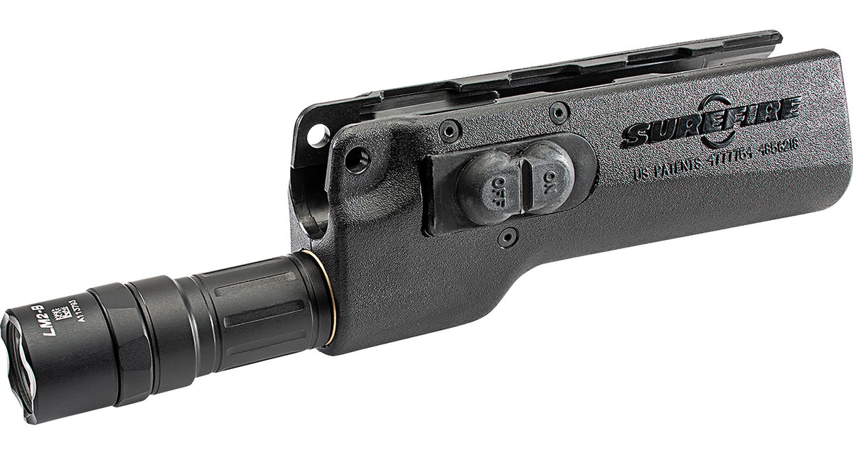 SureFire 628LMF-B Black 1,000 Lumen Forend WeaponLight White LED for HK MP5 Carbine