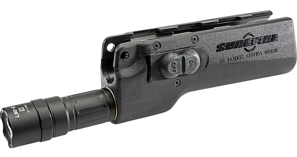 SureFire 628LMF-B Black 1,000 Lumen Forend WeaponLight White LED for HK MP5 Carbine
