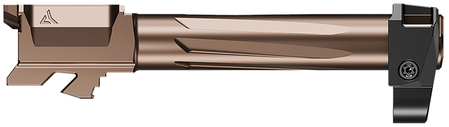 Radian Weapons R0834 9mm Ramjet + Afterburner Glock 19 Gen4 Barrel Combo Bronze Stainless