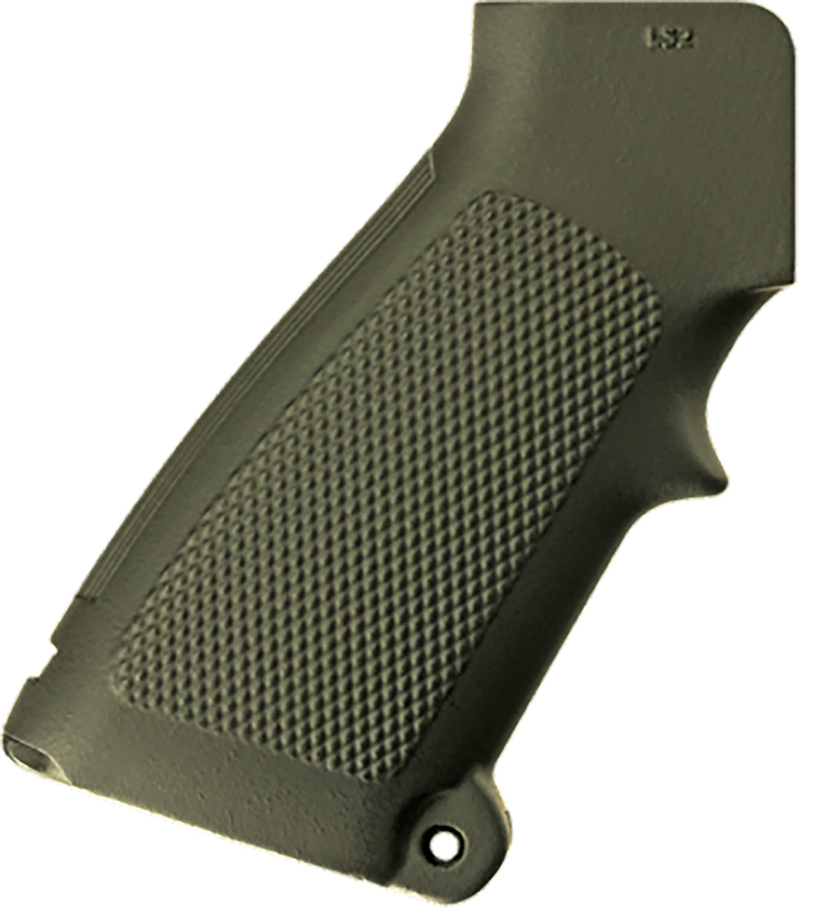 B5 Systems LS2 CAR15 Pistol Grip OD Green Polymer with Advanced Manufacturing