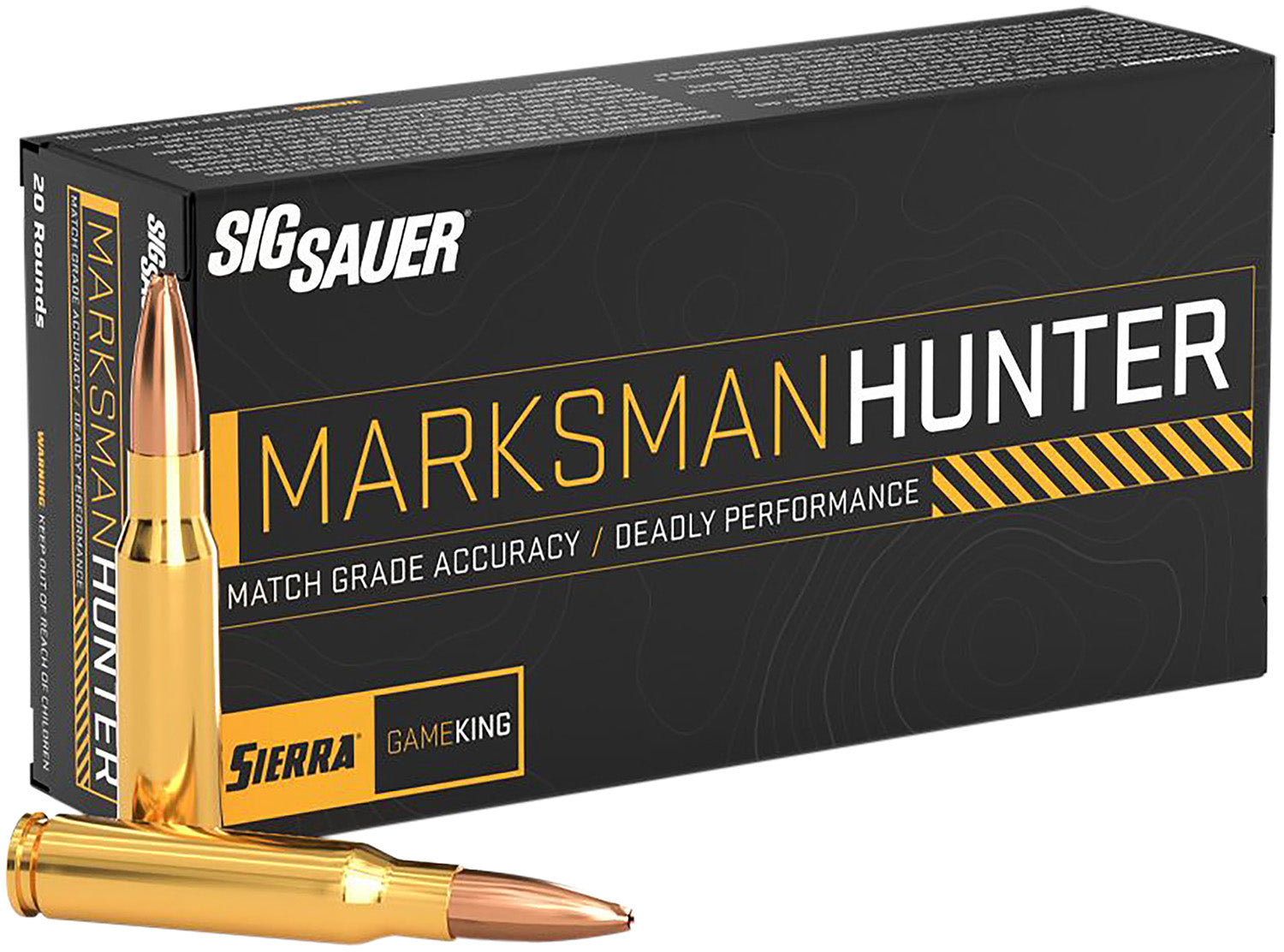 Sig Sauer .308 Win / 7.62x51mm Sig Sauer Marksman Hunter 165 grain Jacketed Hollow Point ammunition