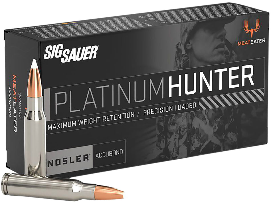 Sig Sauer .308 Win / 7.62x51mm  165 grain Nosler AccuBond Bonded Polymer Tip ammunition