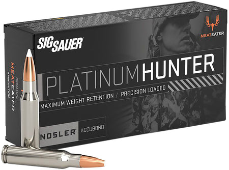 Sig Sauer .300 Winchester Mag Platinum Hunter 180 grain Nosler AccuBond Bonded Polymer Tip ammunition