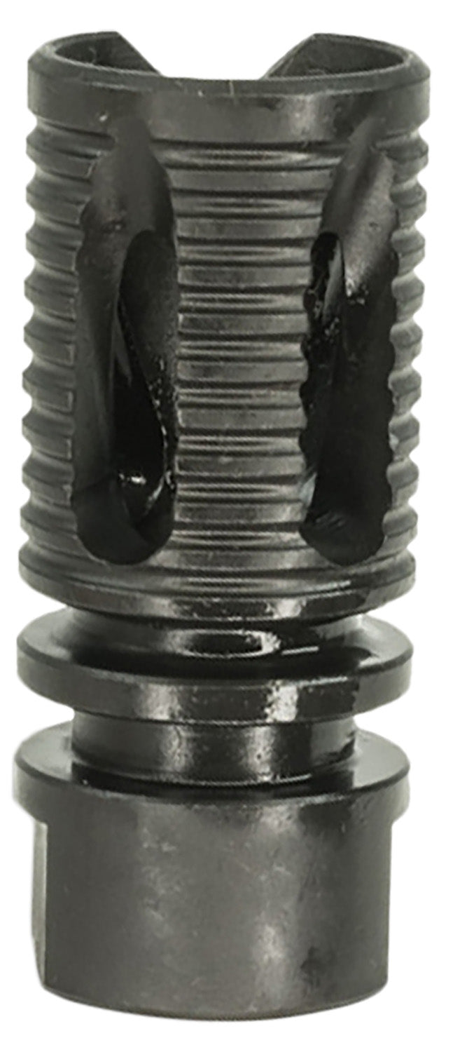 Lead & Steel LSSAWFH12X28 Closed Tine Flash Suppressor 1/2"-28 Black Steel