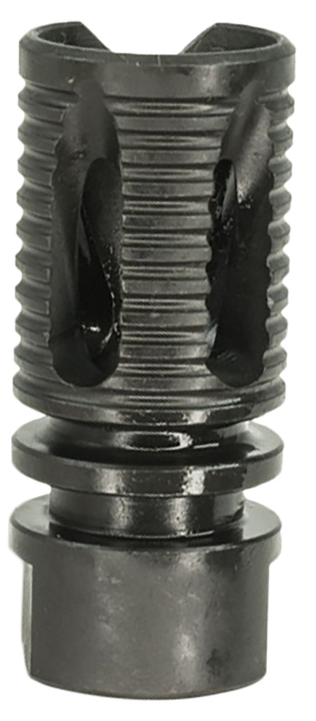 Lead & Steel LSSAWFH12X28 Closed Tine Flash Suppressor 1/2"-28 Black Steel