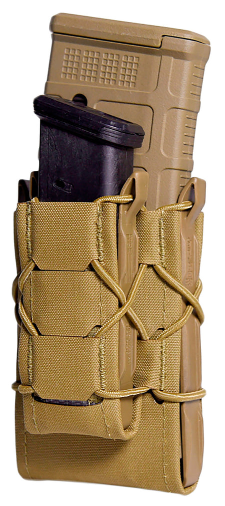 High Speed Gear TACO Gen 2 Double Decker 24DD00CB Coyote Brown Laminate MOLLE Pistol/Rifle Carrier