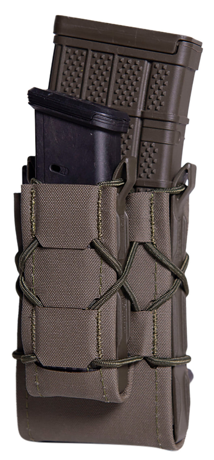 High Speed Gear TACO Gen 2 Double Decker 24DD00OD OD Green Laminate MOLLE Pistol/Rifle Carrier