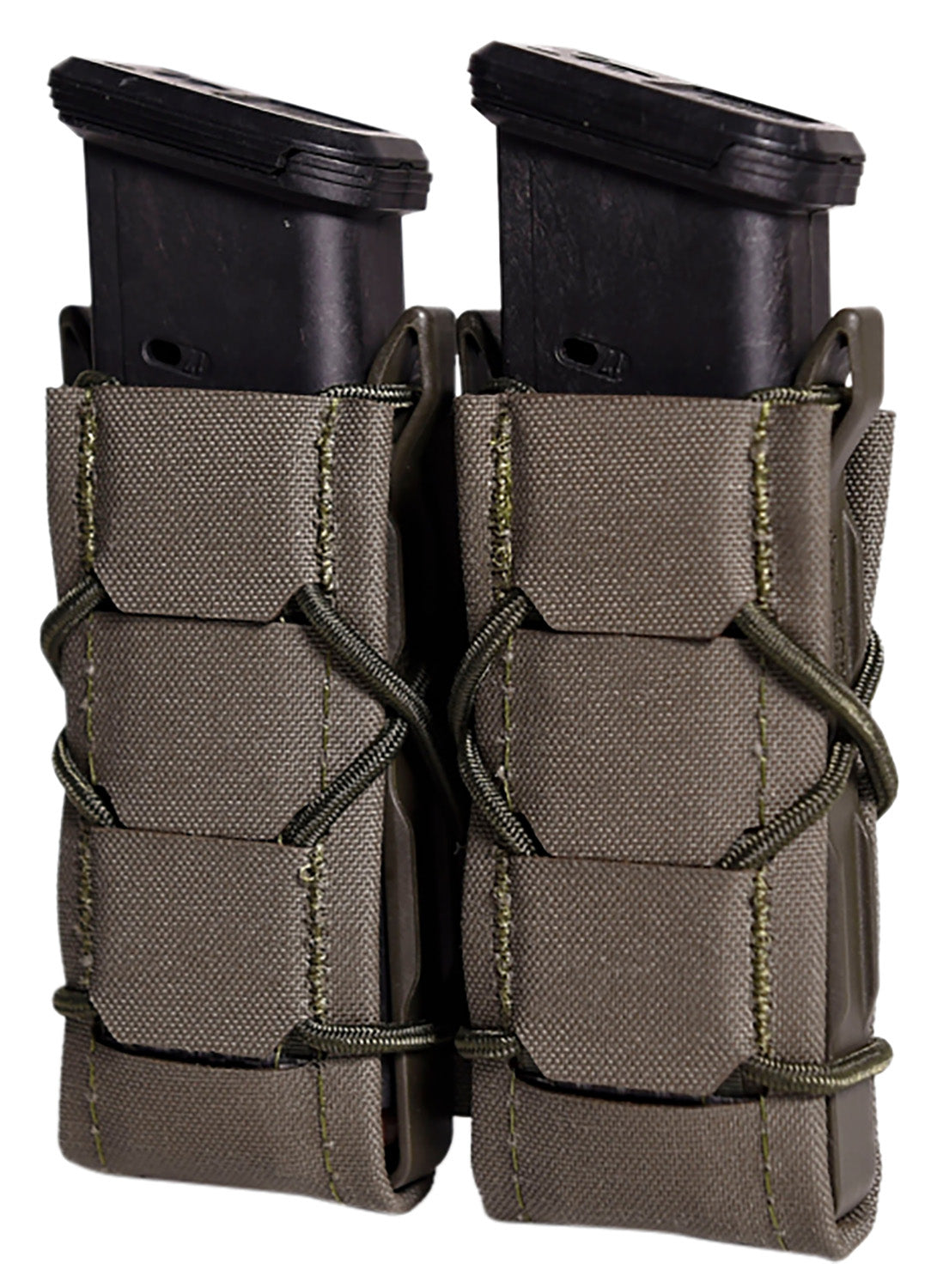 High Speed Gear Gen 2 Double Pistol TACO OD Green Nylon Laminate MOLLE Magazine Carrier
