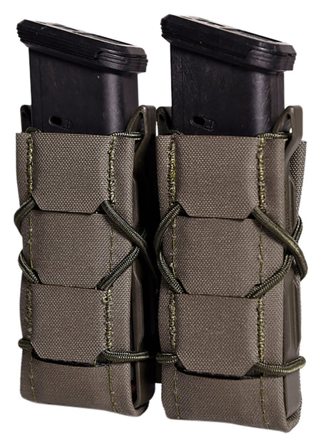High Speed Gear Gen 2 Double Pistol TACO OD Green Nylon Laminate MOLLE Magazine Carrier