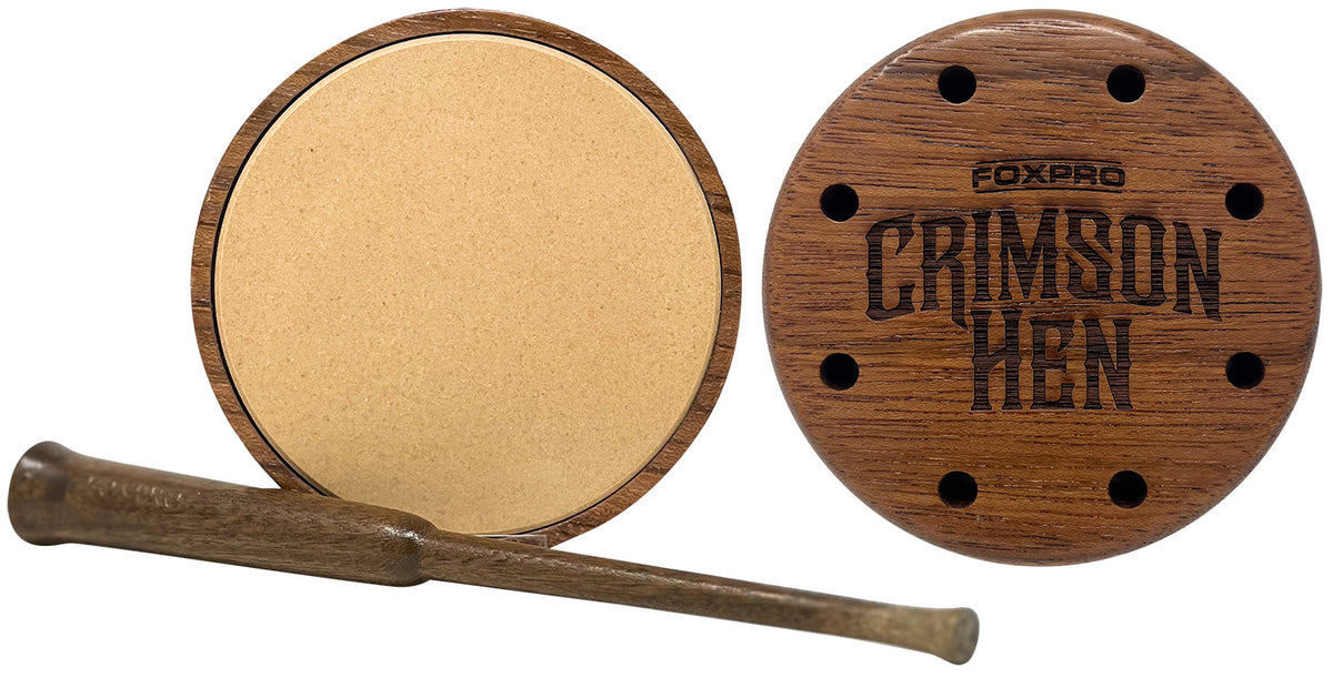 Foxpro CRIMSONCER Crimson Ceramic Full-Size Turkey Call - Cherry Wood