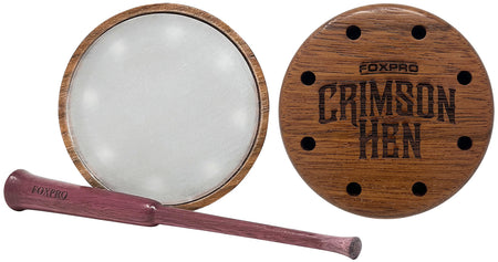 Foxpro CRIMSONCRYS Crimson Crystal Turkey Pot Call - Cherry Wood